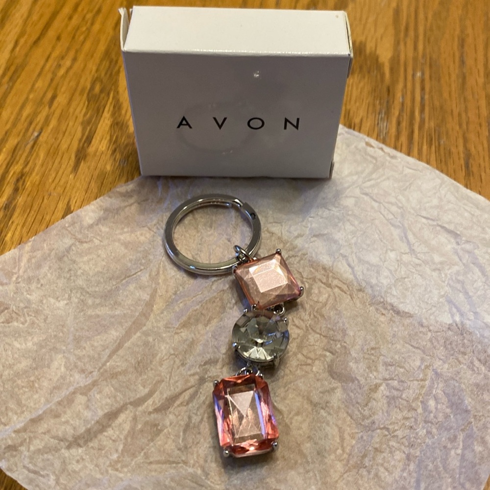 Avon 3 Stone Key Ring